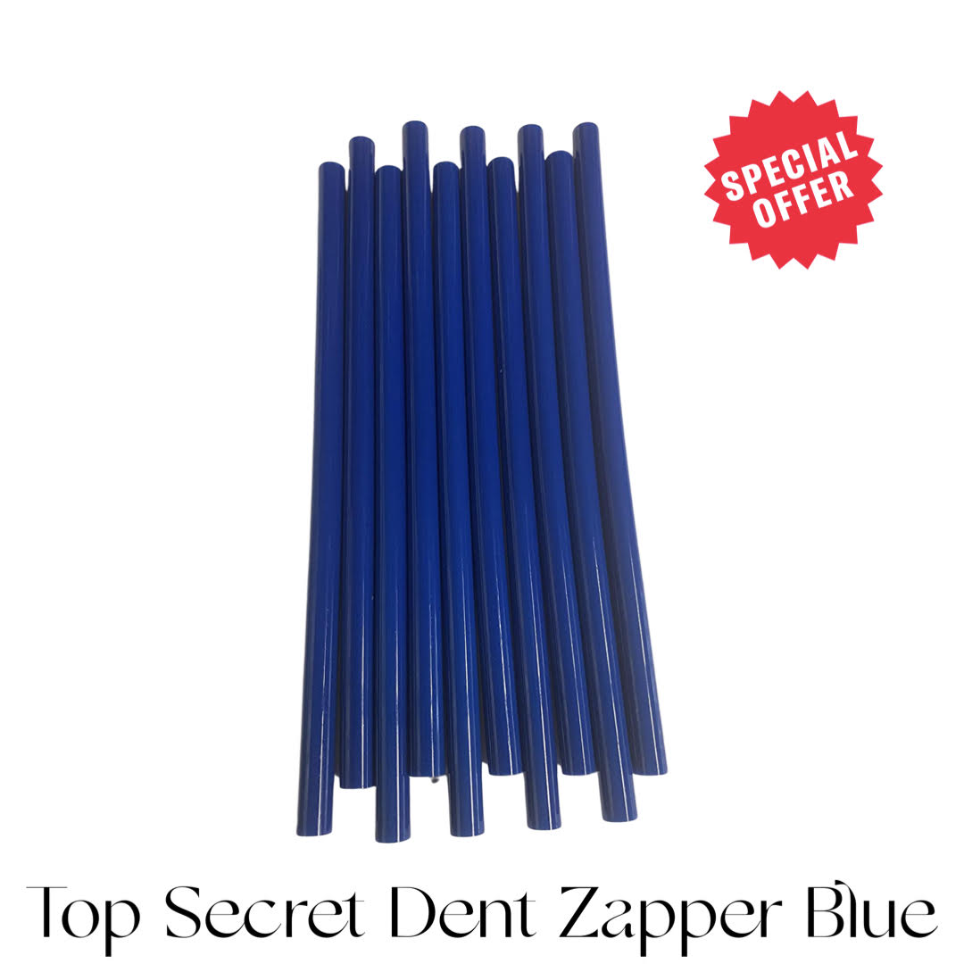 Dent Zapper Blue-Top Secret PDR Glue- 10 sticks/ pk - PDR Finesse Tools